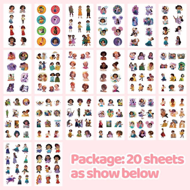 200 Pcs Temporary Tattoos for Kids Party Favors Fake Tattoos Stickers Glow Party Supplies and Decorations Boys Girls Teens Birthday Gift Water Bottle Skateboard Phone Notebook Anime Tattoos - Image 3