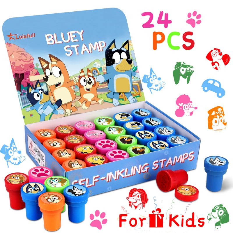 24 Pcs Cartoon Themed Stampers for Kids, Cartoon Birthday Party Supplies Party Favor, Classroom Rewards Prizes Goody Bag Treat Bag Stuff Birthday Party Gifts for Boys Girls - Image 2