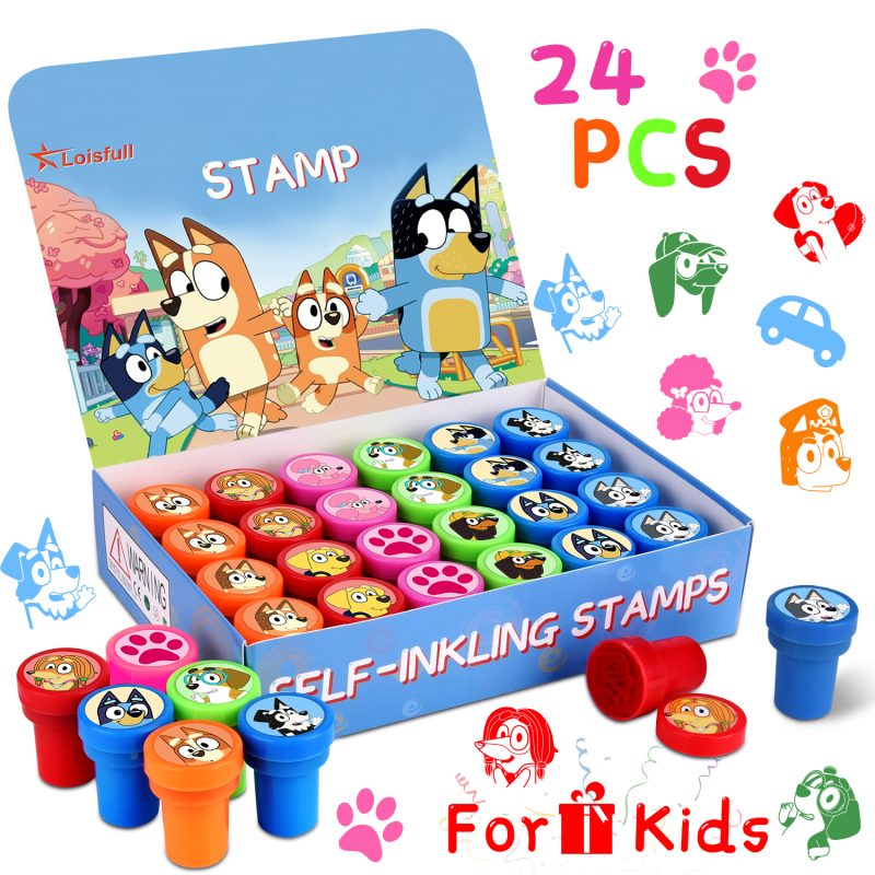 24 Pcs Cartoon Themed Stampers for Kids, Cartoon Birthday Party Supplies Party Favor, Classroom Rewards Prizes Goody Bag Treat Bag Stuff Birthday Party Gifts for Boys Girls - Image 3
