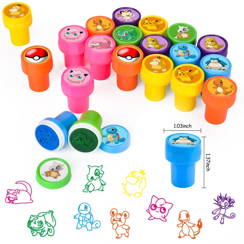 24 Pcs Cartoon Themed Stampers for Kids, Cartoon Birthday Party Supplies Party Favor, Classroom Rewards Prizes Goody Bag Treat Bag Stuff Birthday Party Gifts for Boys Girls - Image 4