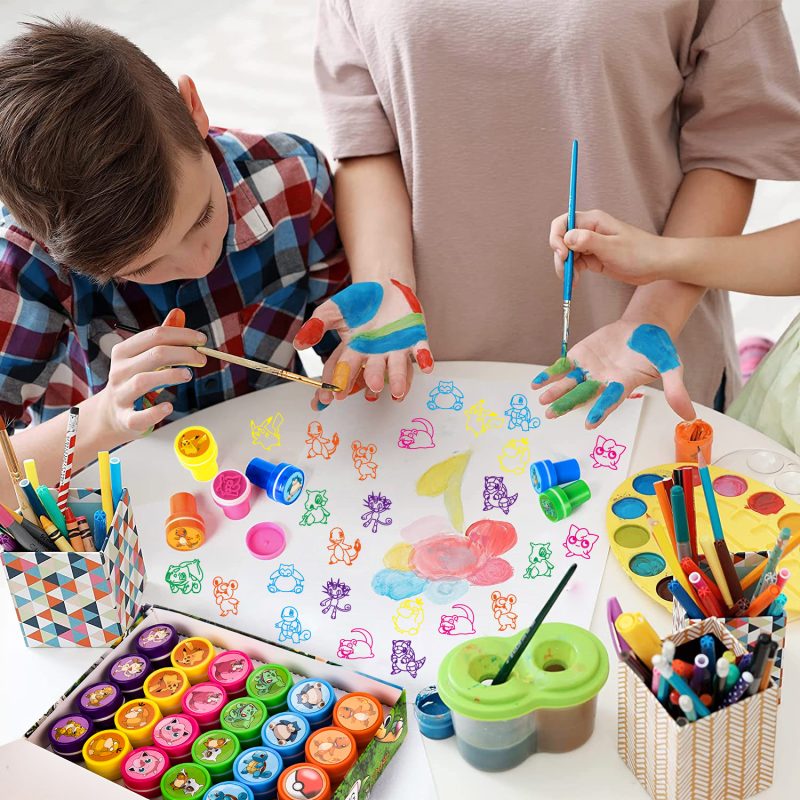 24 Pcs Cartoon Themed Stampers for Kids, Cartoon Birthday Party Supplies Party Favor, Classroom Rewards Prizes Goody Bag Treat Bag Stuff Birthday Party Gifts for Boys Girls - Image 5