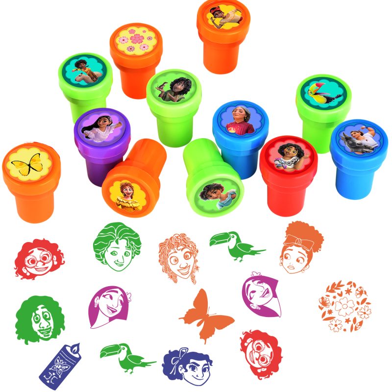 12 Pcs Encanto Themed Stampers for Kids, Birthday Party Supplies Favors, Classroom Rewards Prizes, Goodies Bag Treat Bag Stuff for Encanto Birthday Party Gifts - Image 2