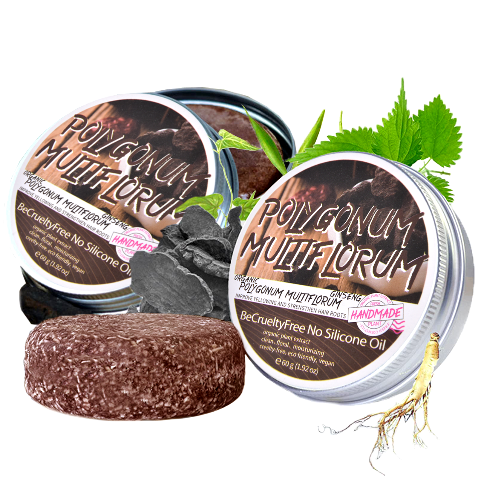 Merilly 2Pcs Normal Shampoo Bar for hair all hair style