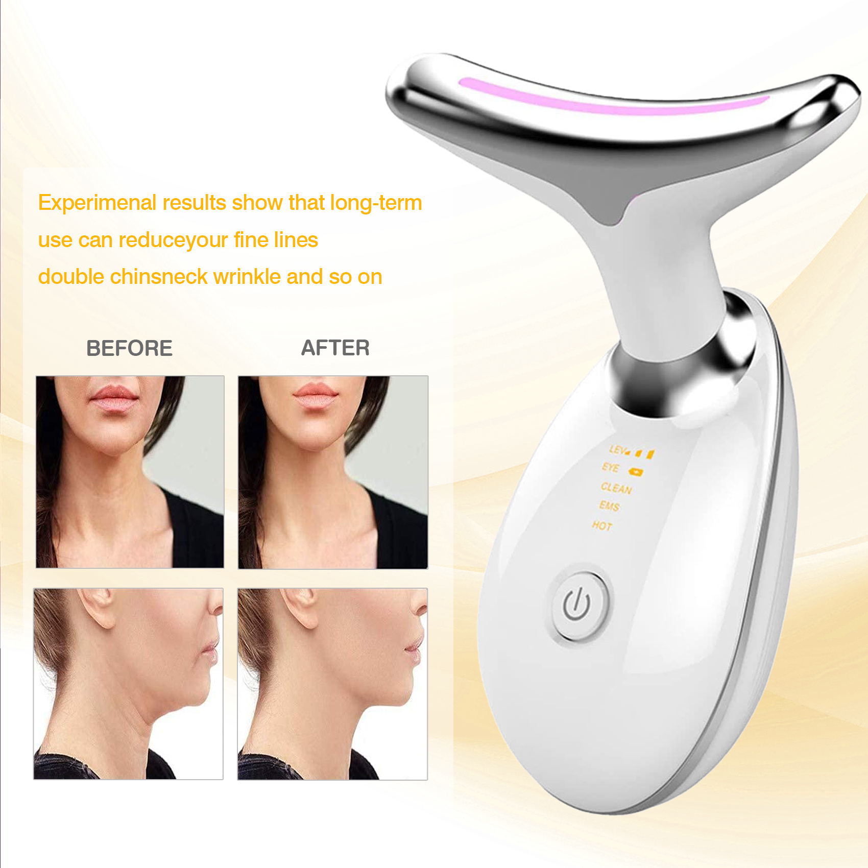 Loeland Firming Wrinkle Removal Device for Neck Face, Double Chin Reducer Vibration Massager, 3 in 1 Portable Face Massager for Skin Care,Improve,Firm,Tightening and Smooth - Image 6