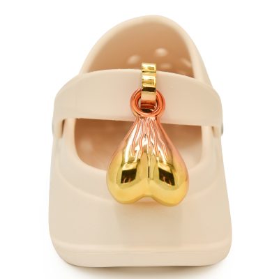 Balls for Crocs Nuts, 2 Packs of Croc Nuts Glow In The Dark Balls for Nuts Crocs Charms Shoe Buckle Shoe Decoration Charms Party Favors Supplies for Boys Girls Women Man Birthday Gifts (Gold Red)