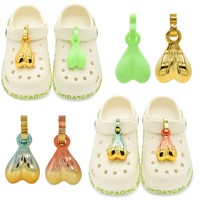 Balls for Crocs Nuts, 2 Packs of Croc Nuts Glow In The Dark Balls for Nuts Crocs Charms Shoe Buckle Shoe Decoration Charms Party Favors Supplies for Boys Girls Women Man Birthday Gifts (Gold Red) - Image 9