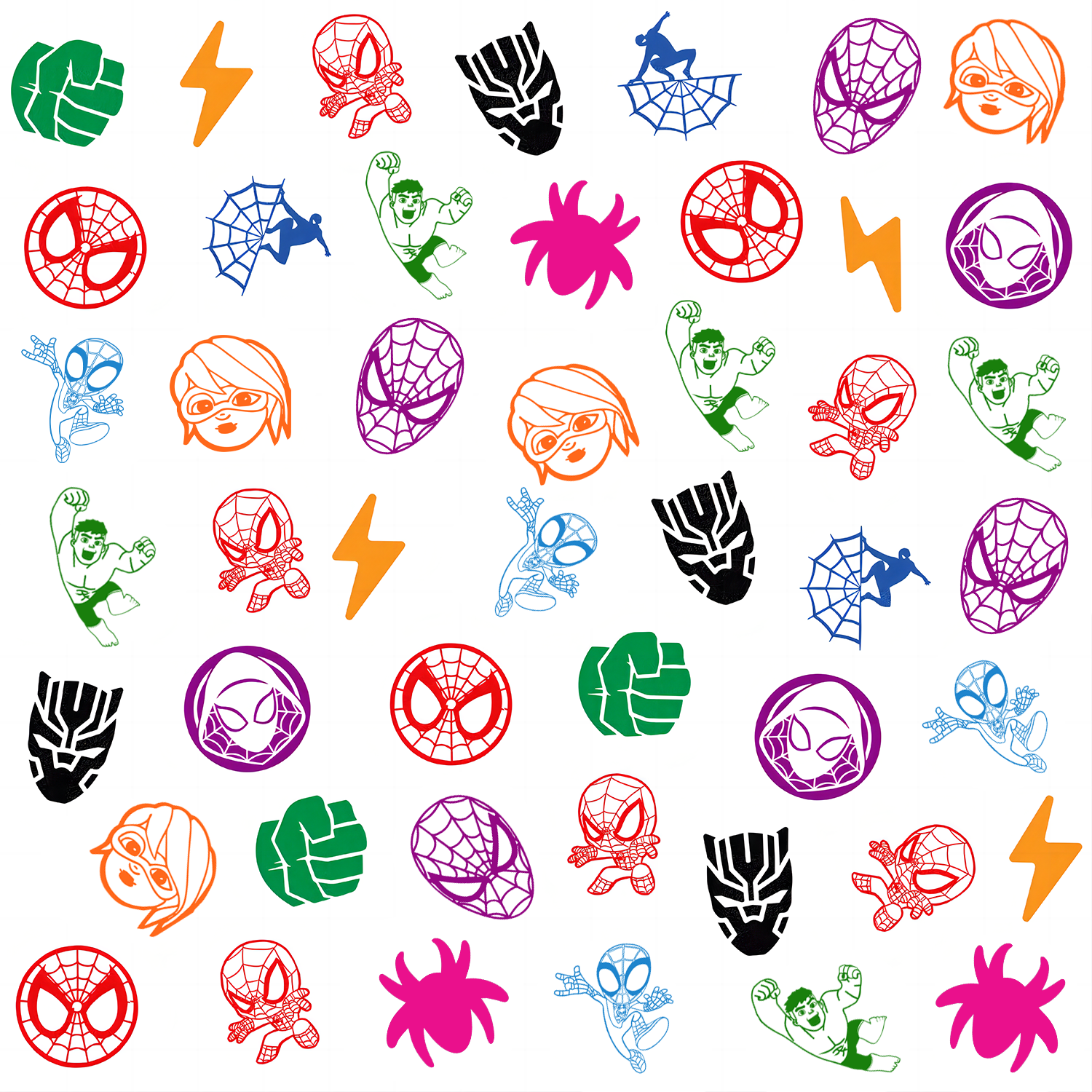 Loisfull 28 Pcs Spidey and His Amazing Friends Themed Stampers for Kids, Spidey Birthday Party Supplies Favors, Classroom Rewards Prizes, Goody Bag Treat Bag Stuff for Spidey Birthday Party Gifts - Image 3